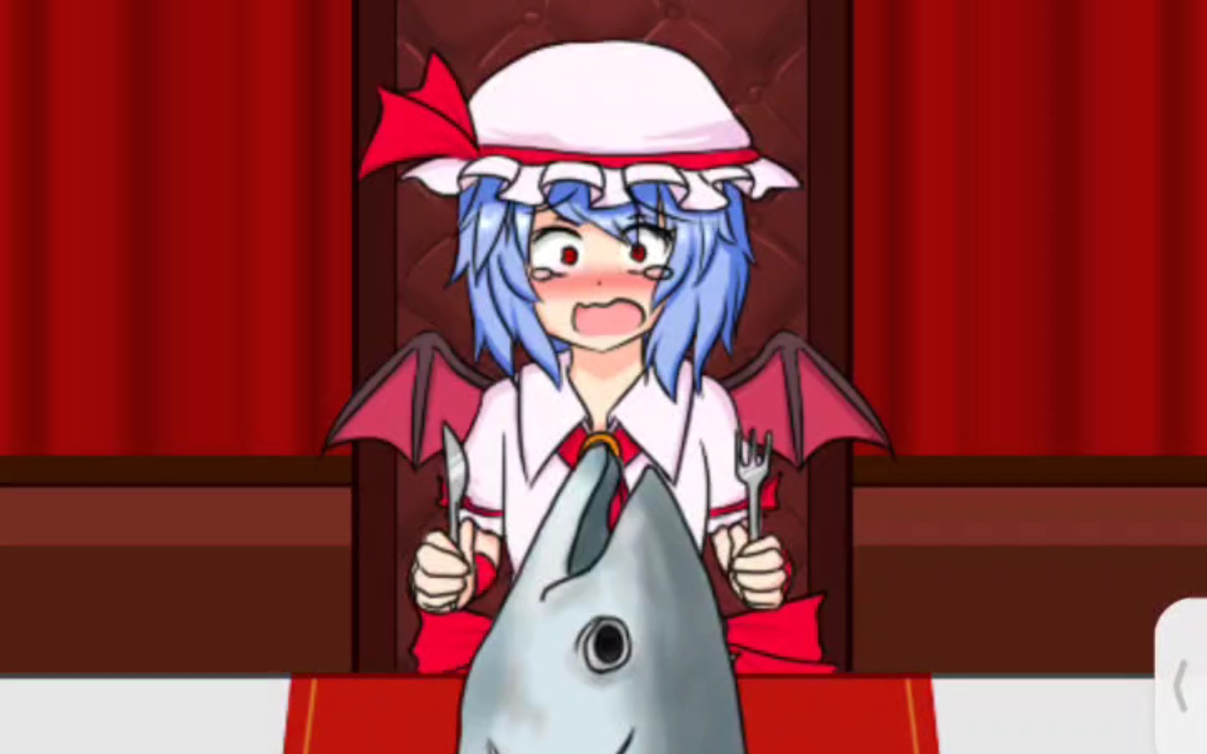 玩弄蕾米莉亚的红色恶魔晚餐16