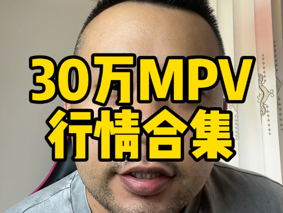 30万元MPV推荐哔哩哔哩bilibili