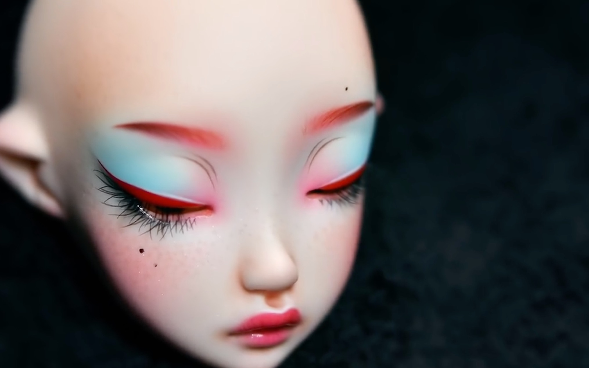 【bjd化妆】花木兰东方色系·丹凤眼·仿真妆