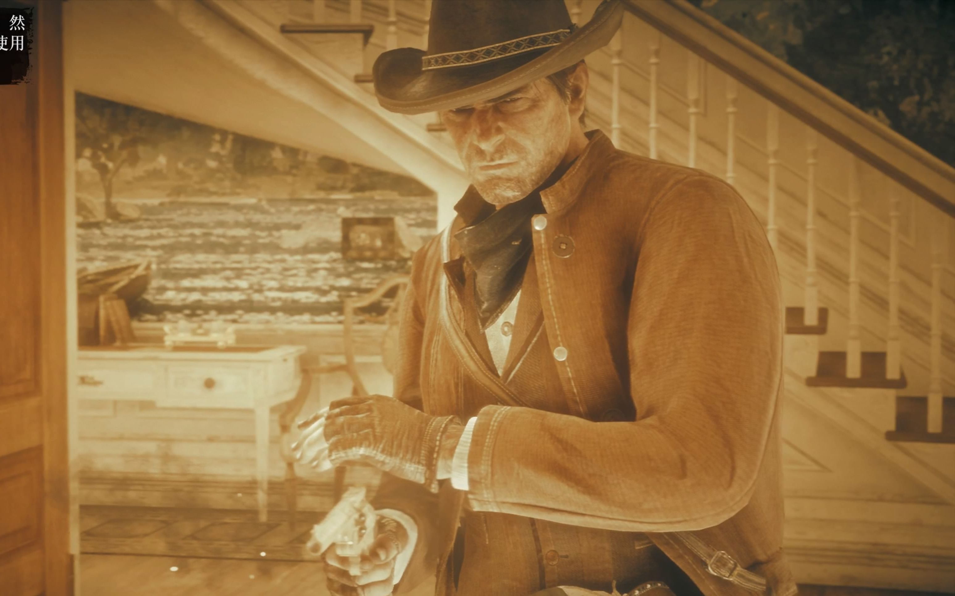 荒野大镖客:救赎2 范德林德帮派最帅时刻和最团结时刻_哔哩哔哩_bili