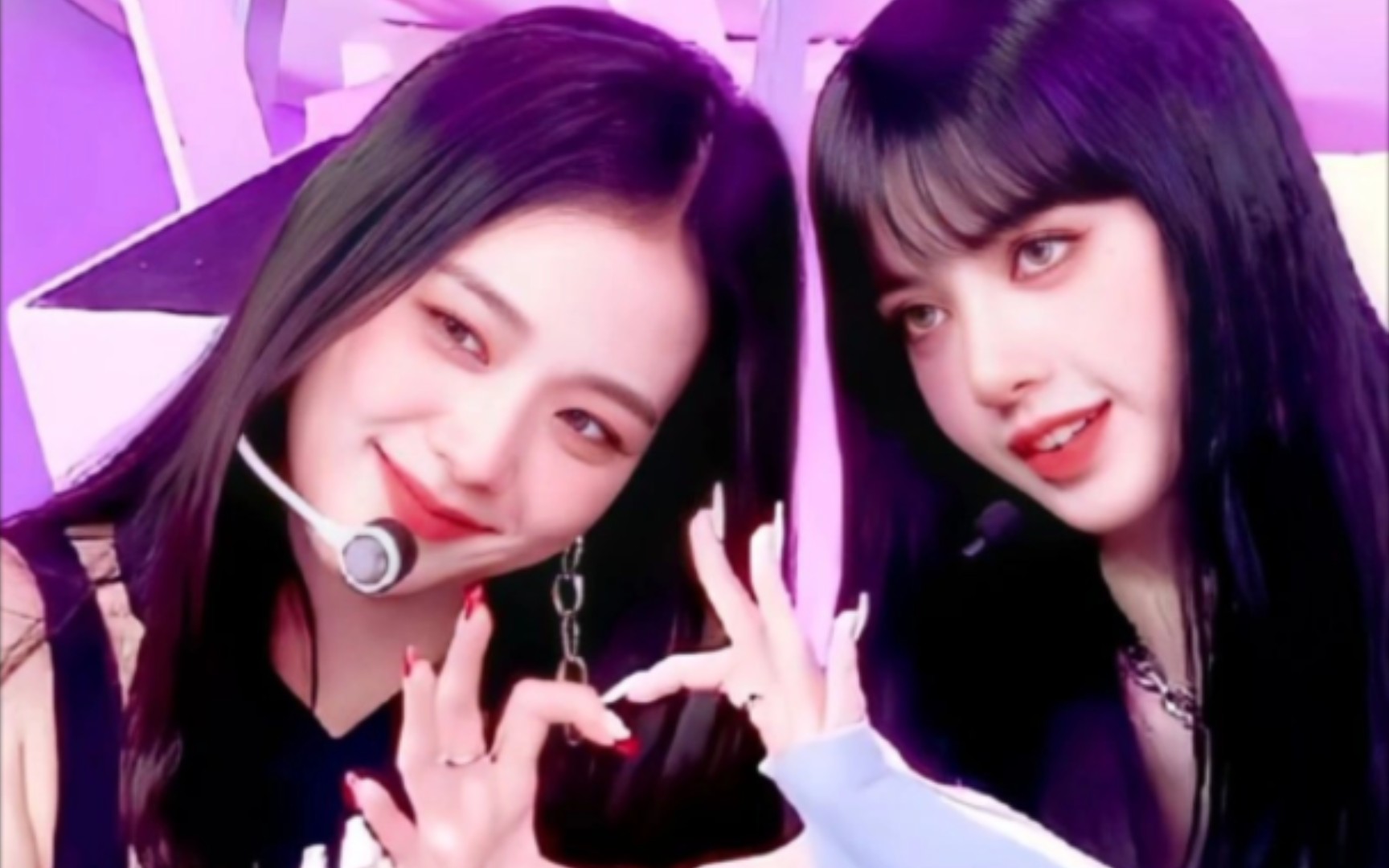 专属于lisa和jisoo的氛围感!