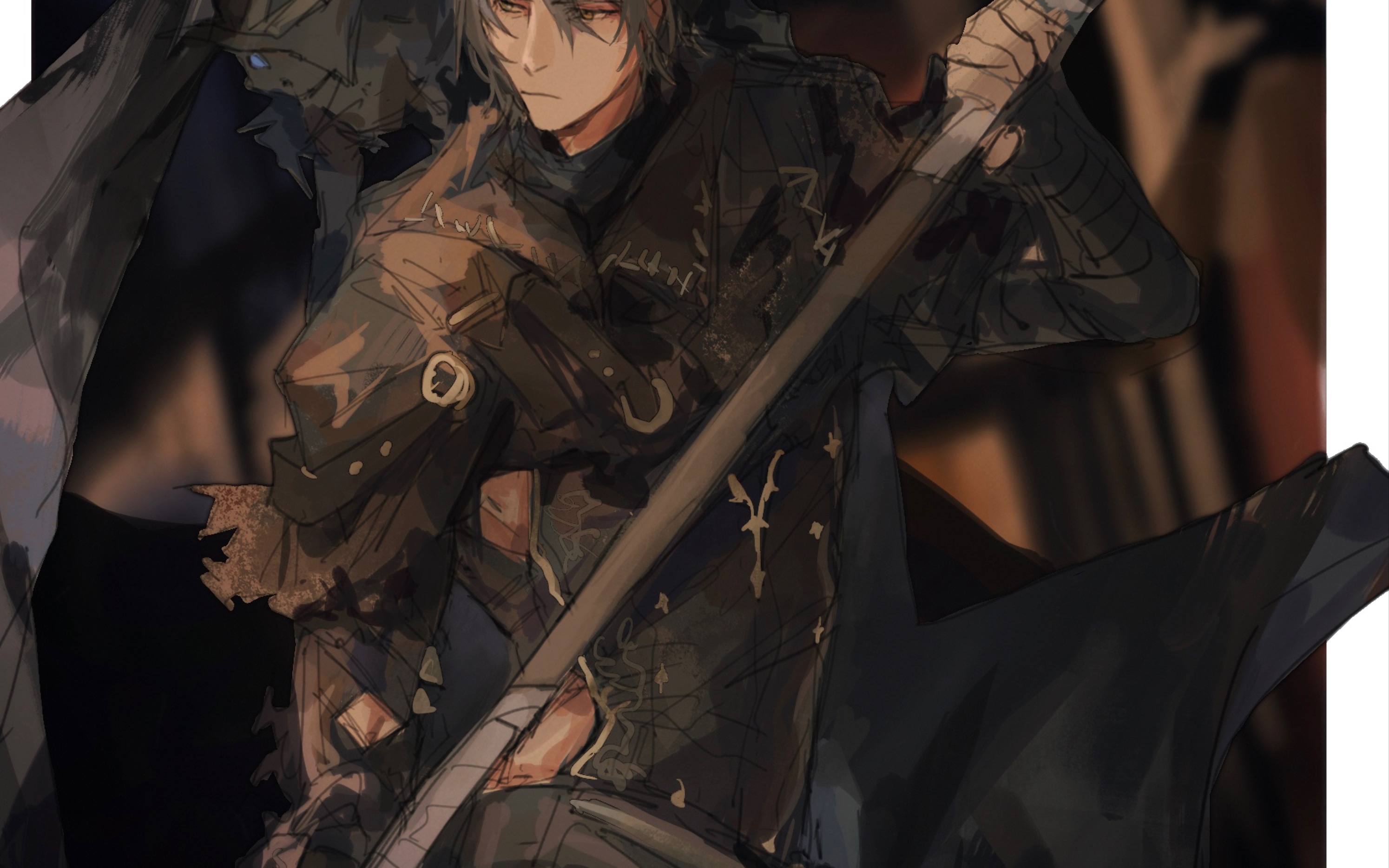 【procreate】傀影in狒狒镰刀校服