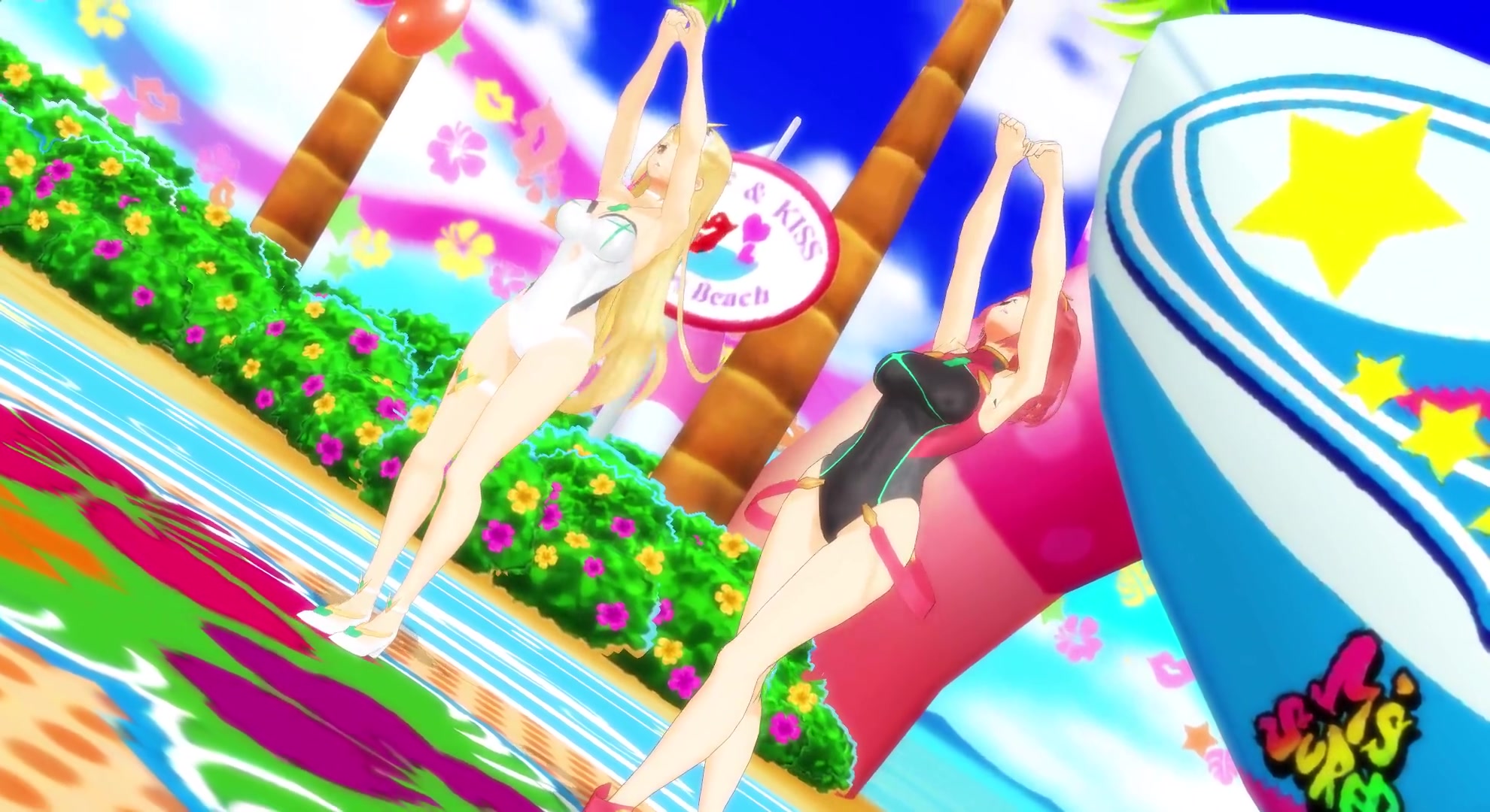 异度之刃2mmdtwinkledays泳装焰光