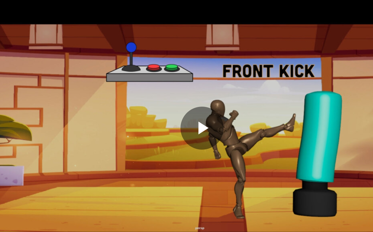 在maya中为游戏设置键控组合的动画动作捕捉animating a 3-hit combo