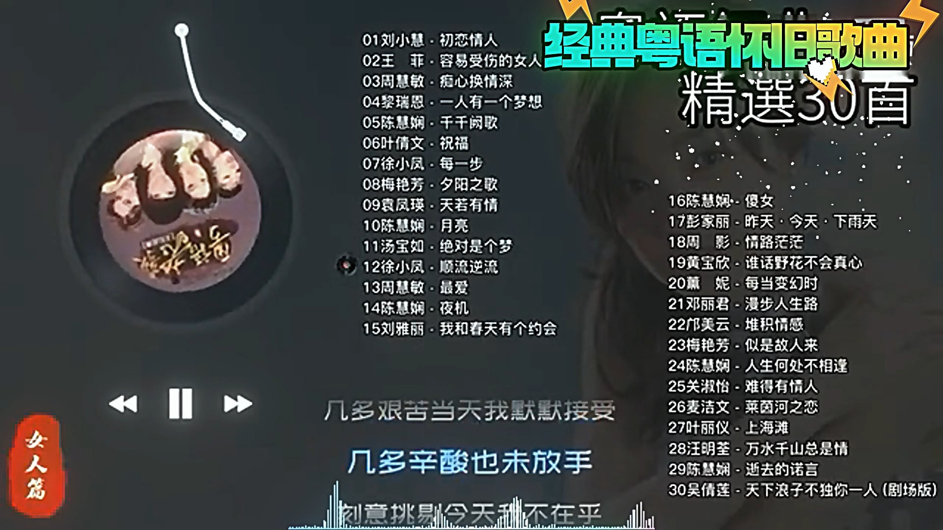 粤语经典怀旧金曲:旋律中的青春岁月