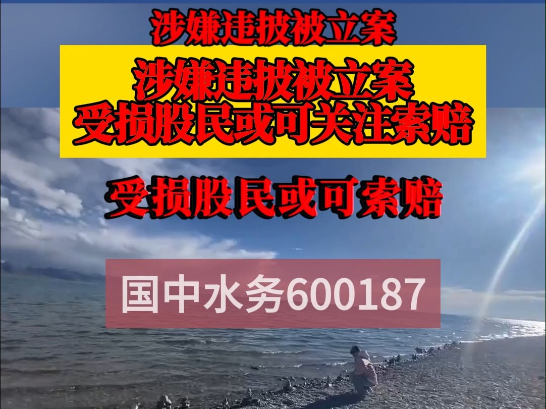 国中水务600187涉嫌违披被立案,受损股民或可关注索赔哔哩哔哩bilibili