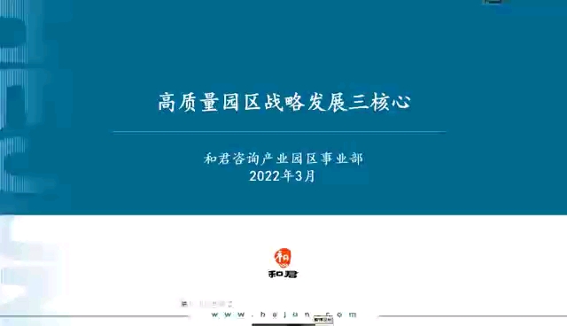 高质量园区战略发展三核心—战略定位+平台搭建+机制设计哔哩哔哩bilibili