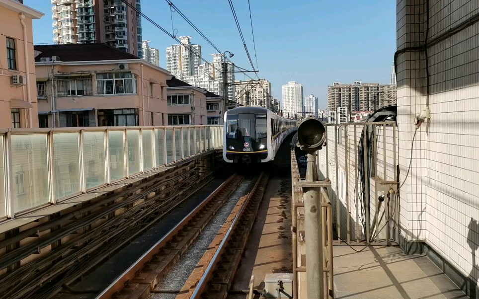 【上海地铁4号线】0455#黑包公进中山公园站 外圈运行_哔哩哔哩_bili