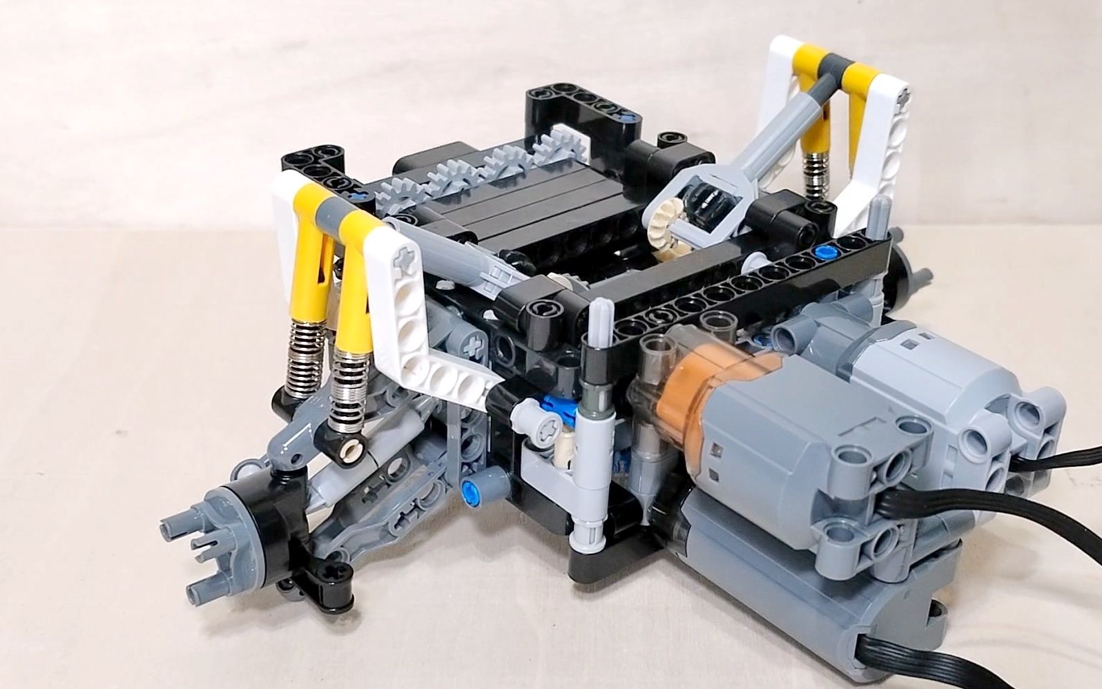 145613 car front axle with adjustable suspension [乐高积木moc]