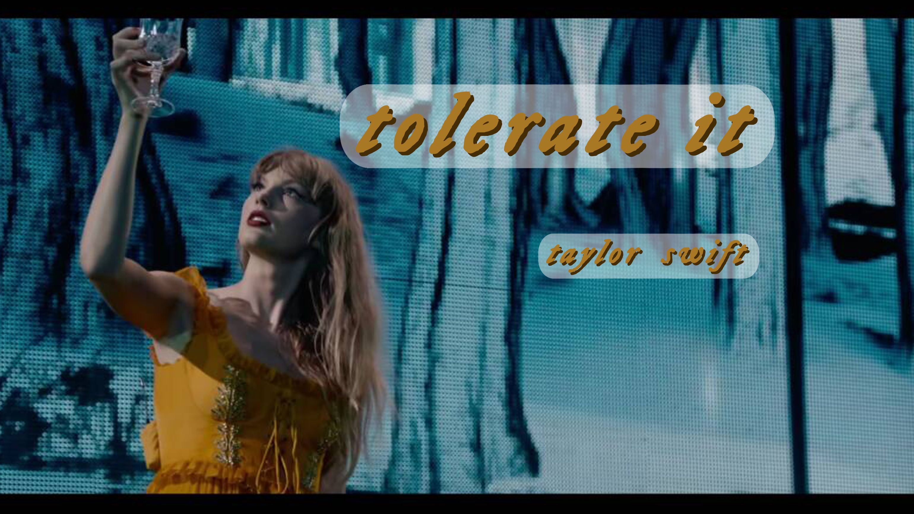 「tolerate it」巡演 原版