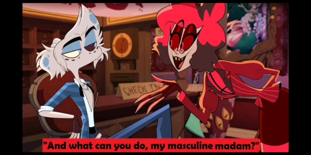 反转同人动画配音/转载】hidden talent // hazbin hotel genderbent