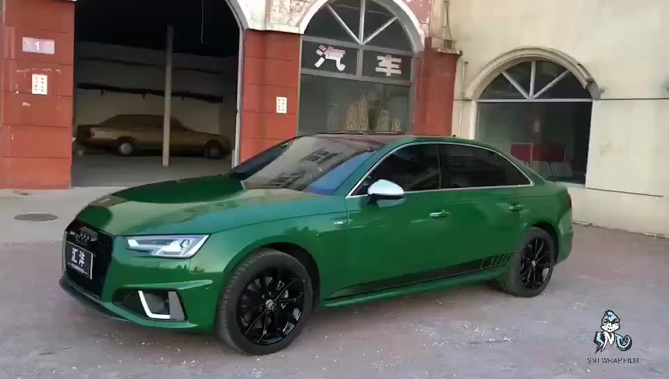 舒耐特网红改色膜颜色推荐水晶邮政绿