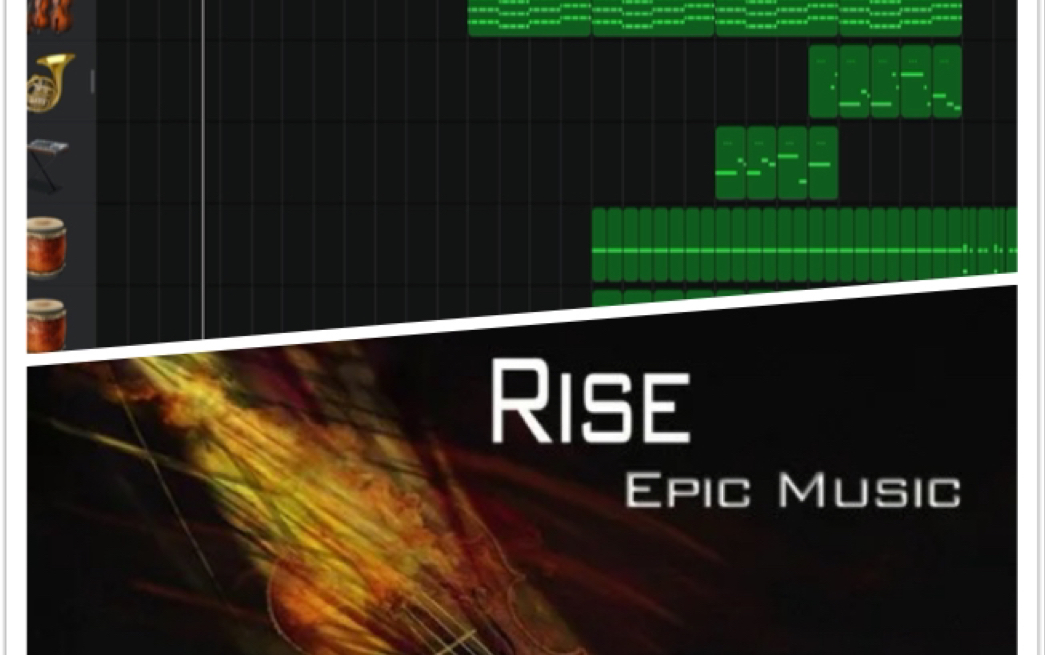 [图]当我用库乐队90%还原Rise-Epic music