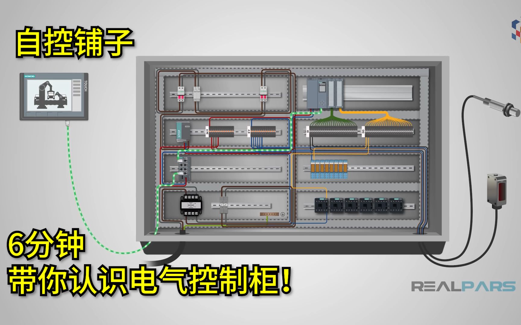 6分钟,带你认识电气控制柜!哔哩哔哩bilibili