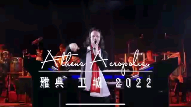 [图]世界各地的音乐迷齐聚---雅尼2022雅典卫城音乐会#美国移民 #希腊移民