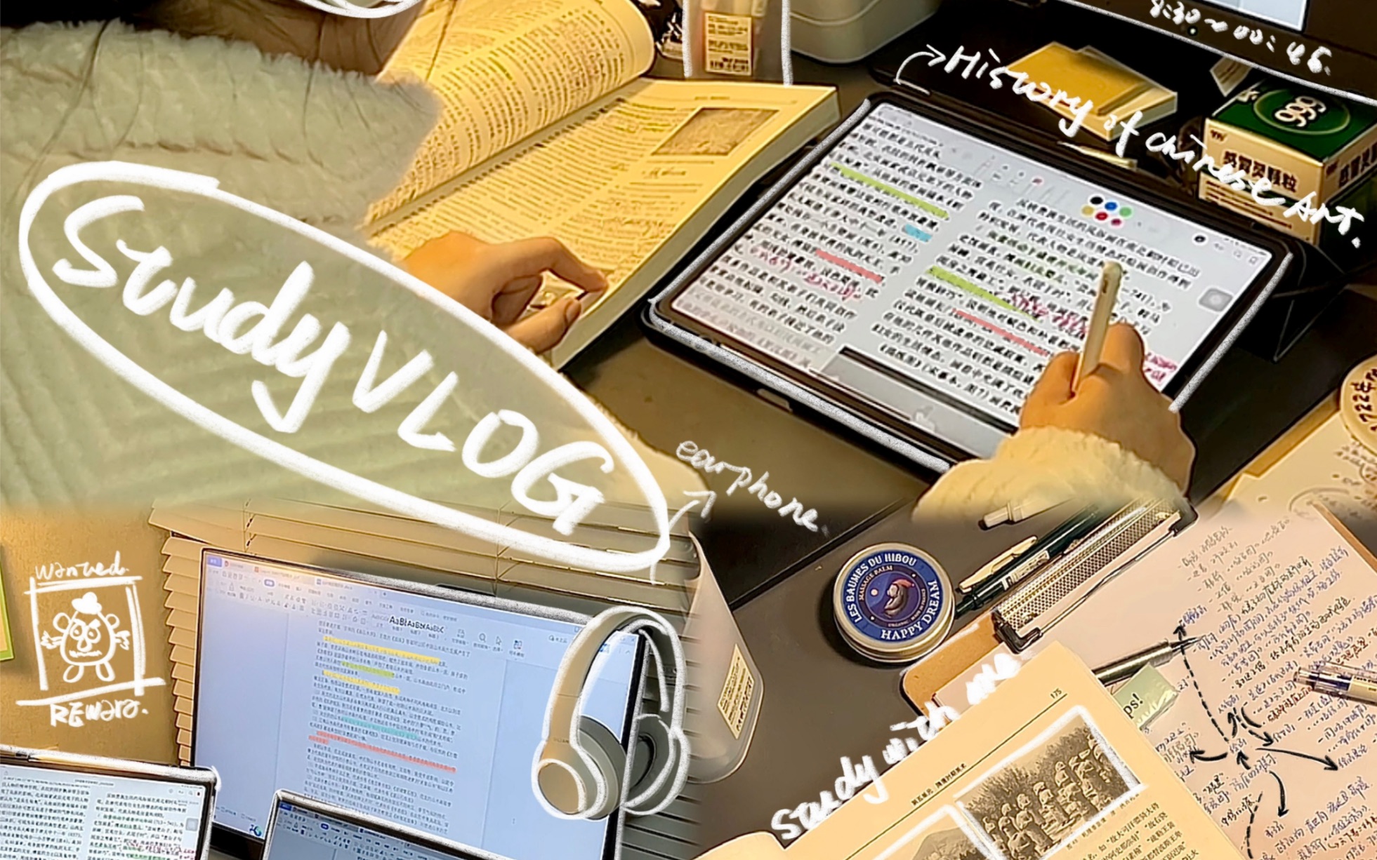Study Vlog｜晚间学习｜笔记｜多晚 都不晚-噗噗在这儿--噗噗在这儿--哔哩哔哩视频