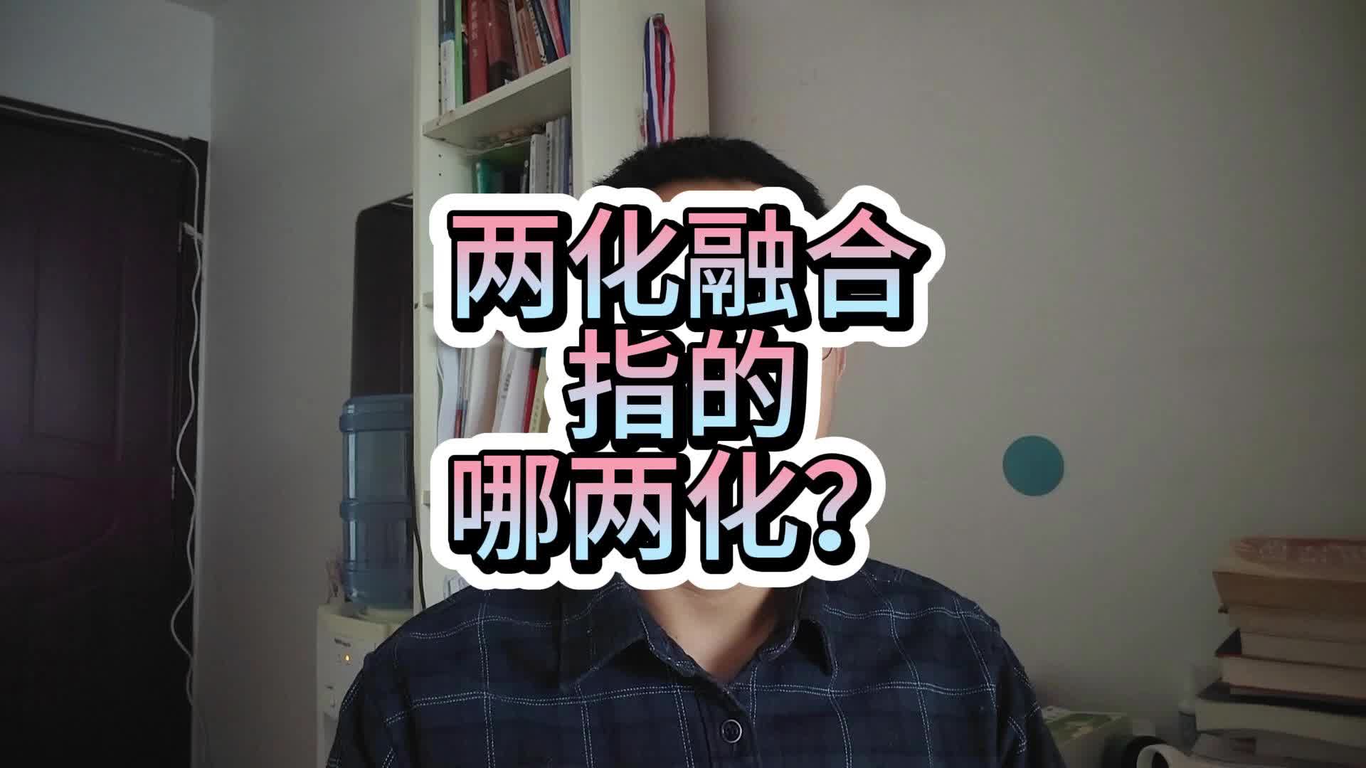 两化融合指的哪两化?哔哩哔哩bilibili