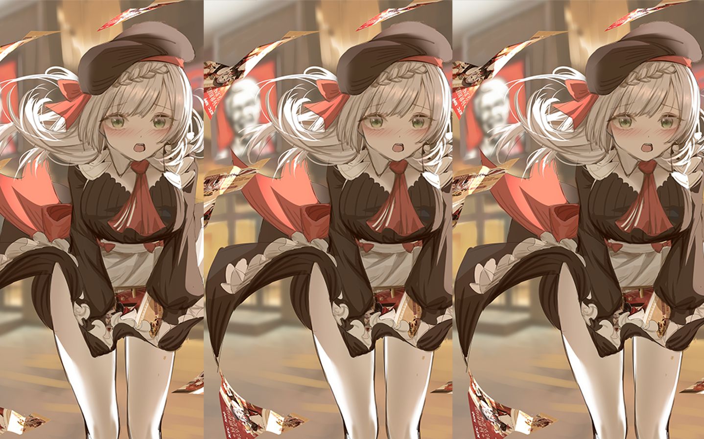 【原神】诺艾尔用四种属性为你转圈圈