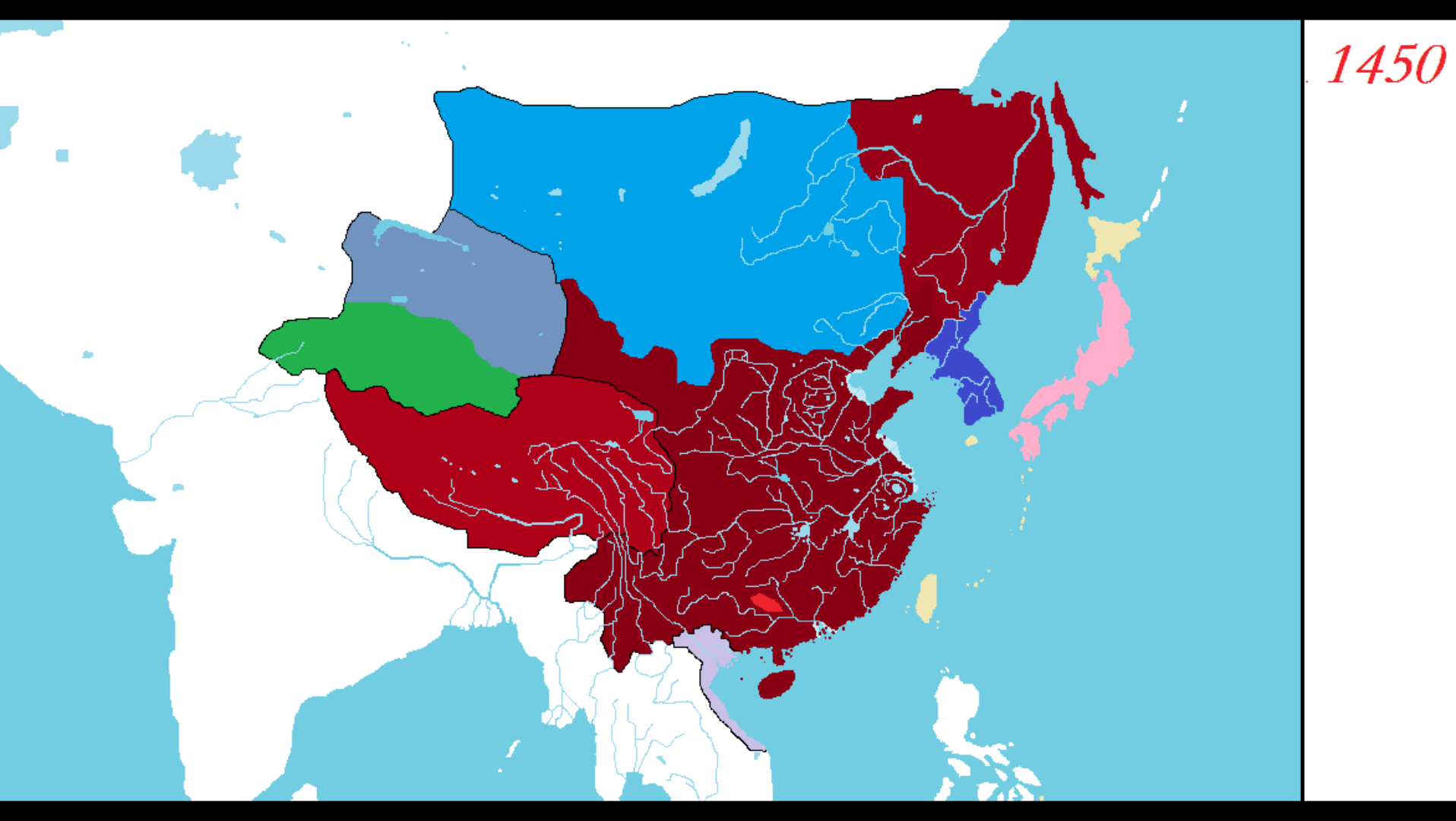 中国历代疆域变化《明末清初》哔哩哔哩bilibili