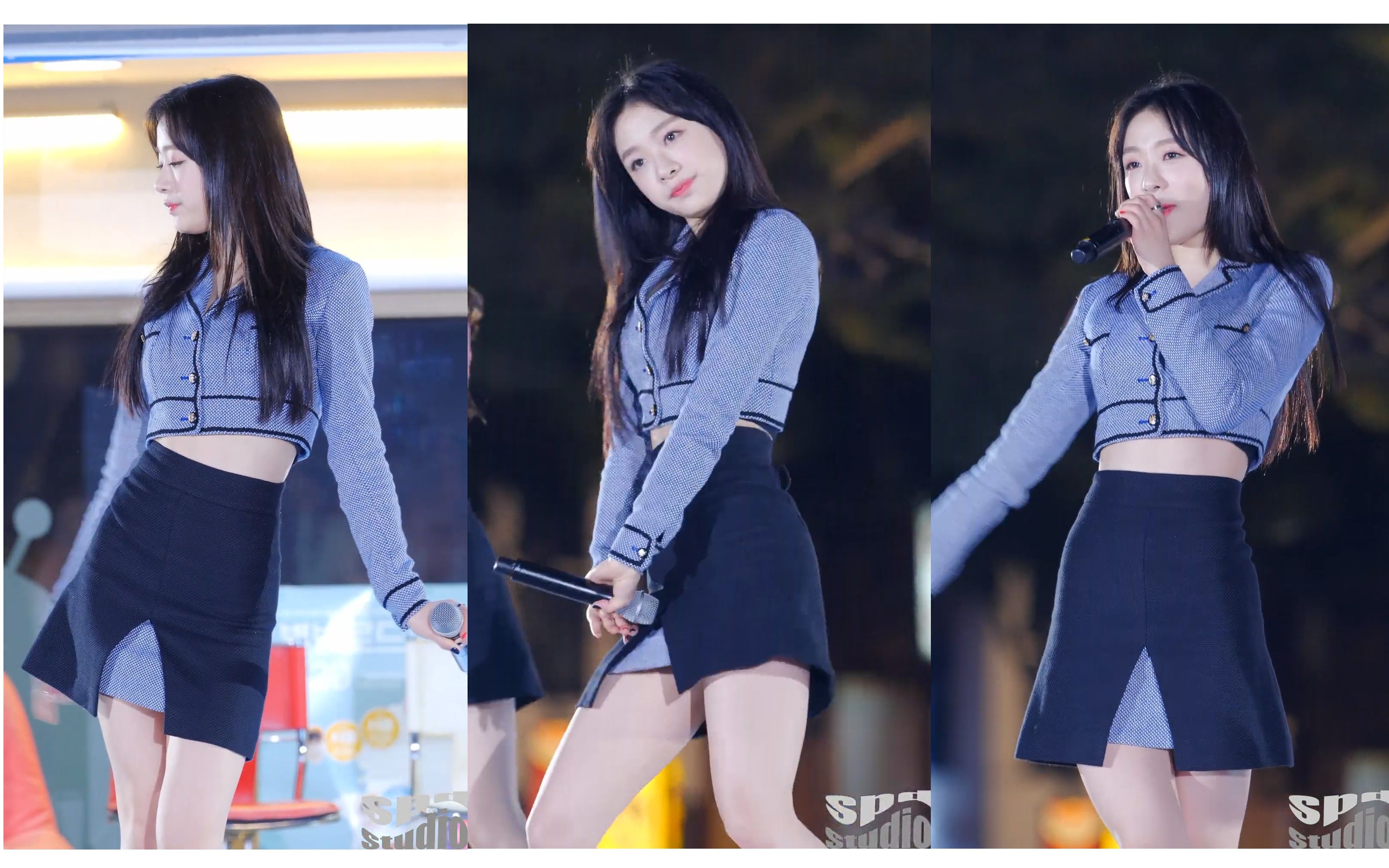 【竖屏】april女团李真率饭拍_哔哩哔哩_bilibili