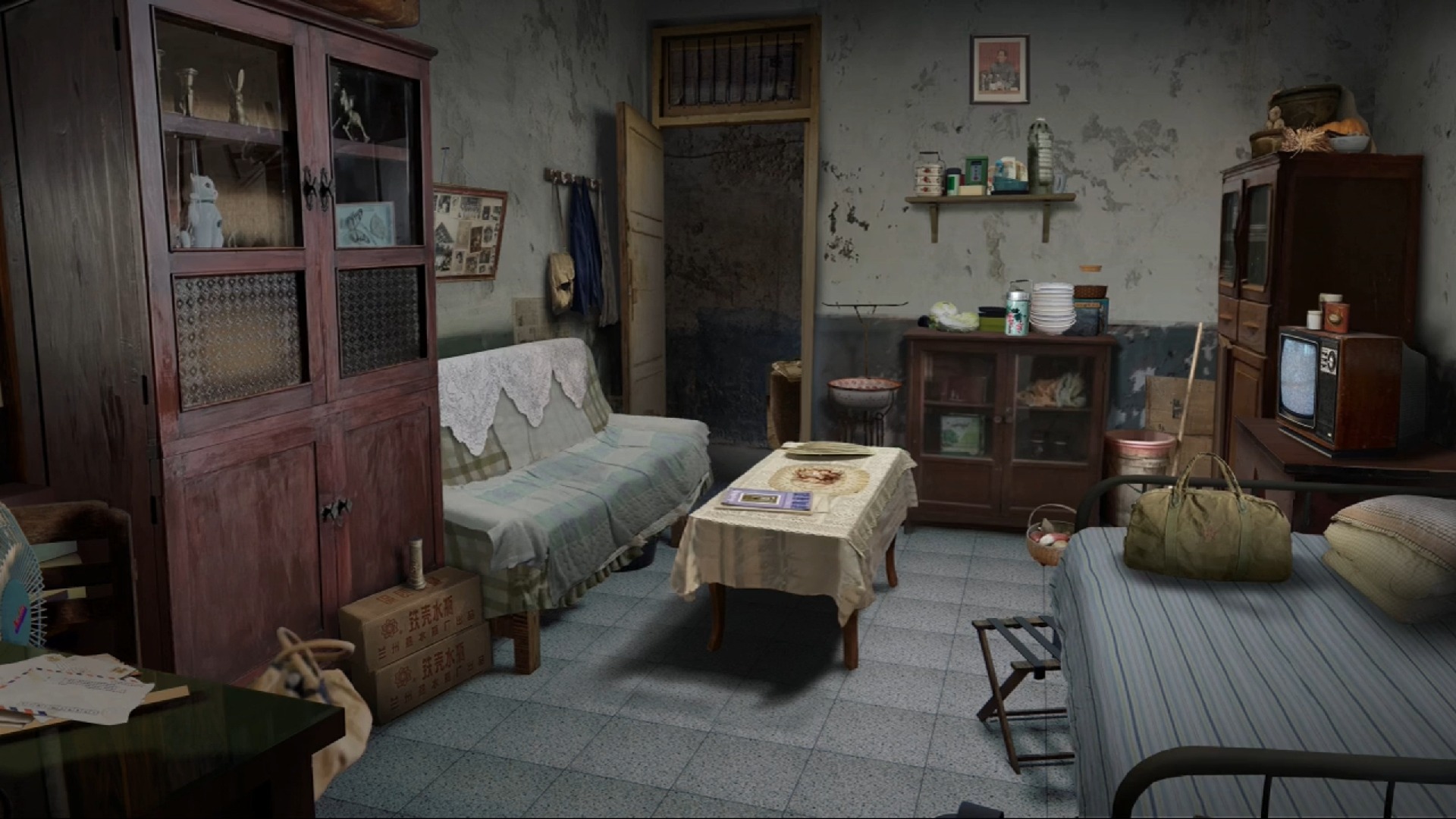 【ps场景概念】80年代室内气氛图