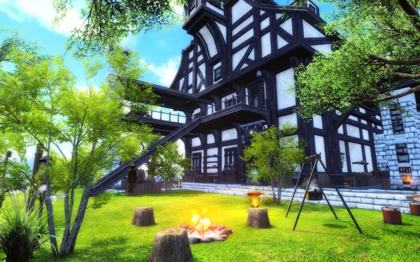 【ff14庭院装修】| l房 5.