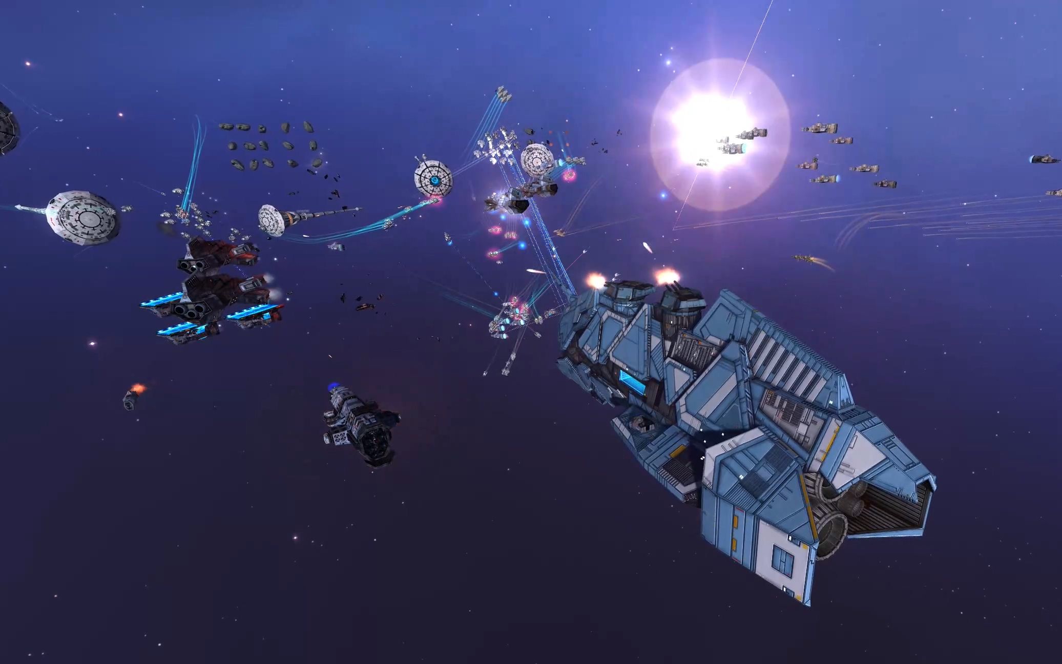 [图]家园2重制版 泰坦 VS 随机 FX GALAXY mod 银河歧路星 1点3点7 steam版 Homeworld Remastered