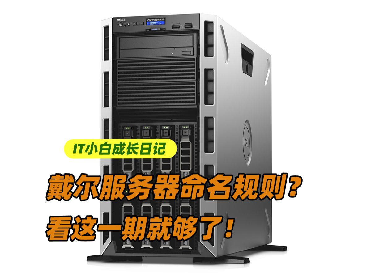 还不清楚戴尔服务器的命名规则?看这一期就够了!