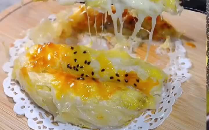 跟黄磊老师做香蕉爆炸饼 在家做了这个香蕉饼女生再也不出去买甜品了