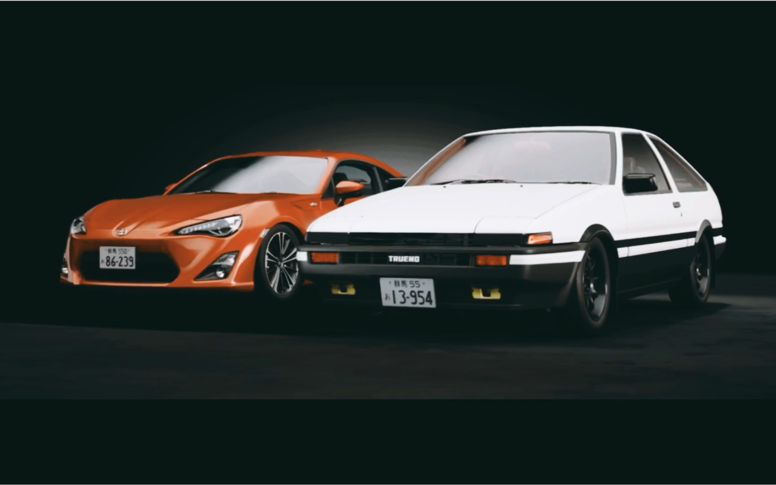 【头文字d】86vsgt86高能混剪 催泪结尾 新老的传承