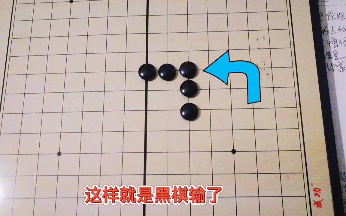 [图]五子棋在正规比赛中是有禁手的，这样先手与后手才平衡。