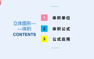 Download Video: 小学数学—立体图形之长方体与正方体体积