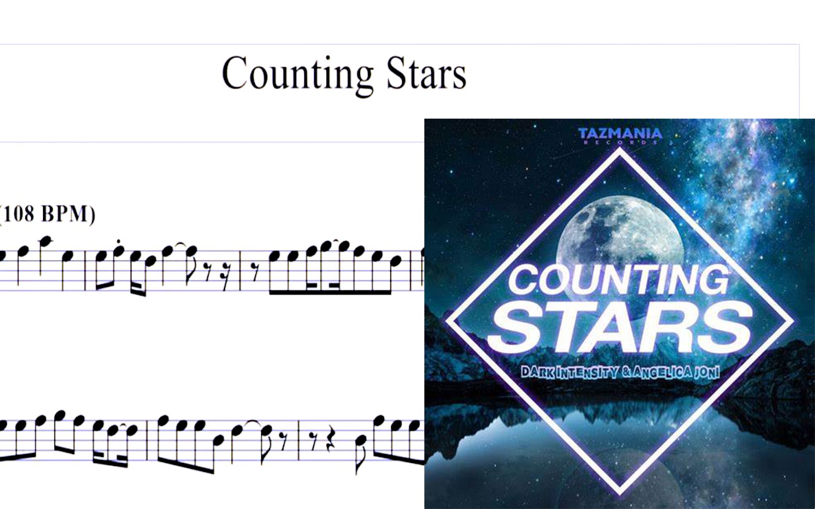 中音萨克斯谱【counting stars】OneRepublic哔哩哔哩bilibili