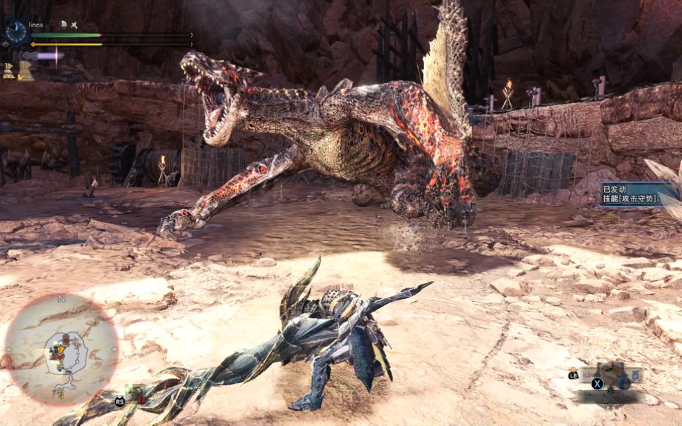 mhwi 长枪/黑轰龙/6分34/练习