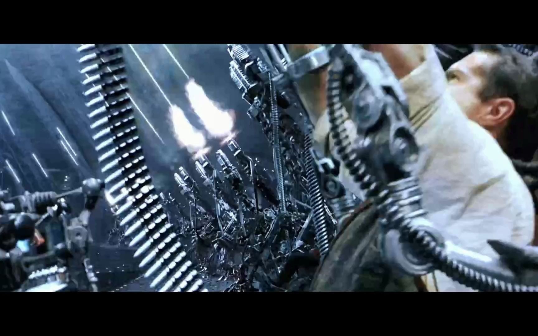 黑客帝国最震撼的场面武装机甲大战电子乌贼