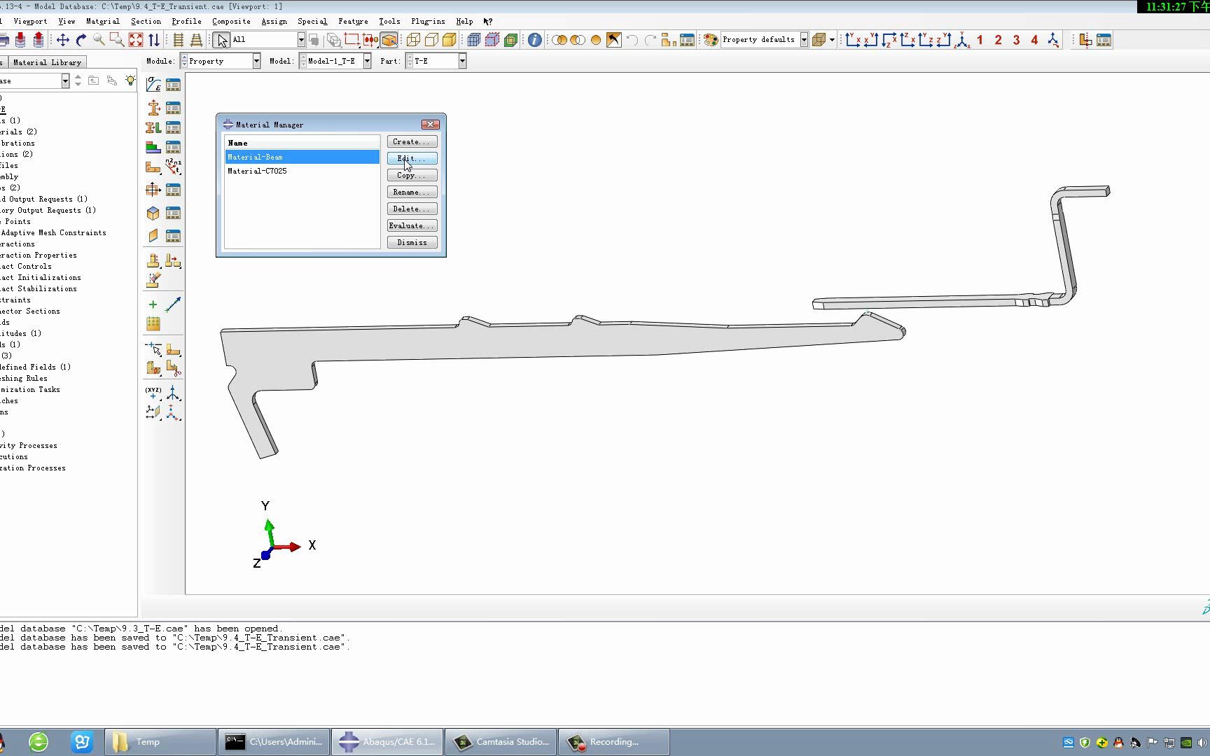 《ABAQUS工程实例详解》9.4热电直接耦合瞬态分析实例哔哩哔哩bilibili