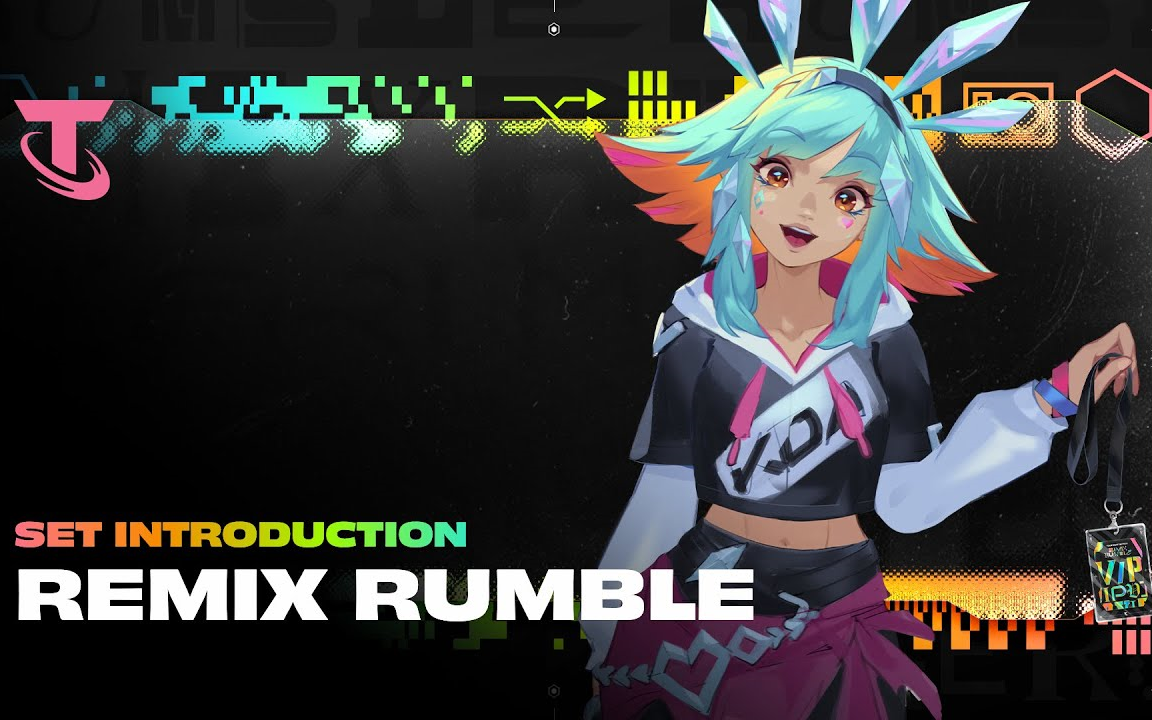 【英文&日文版妮蔻】雲頂之弈 強音爭霸賽季介紹 remix rumble set