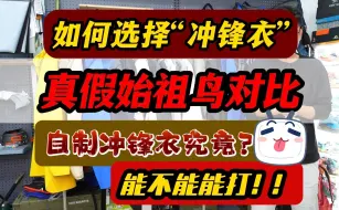 Download Video: 新手如何选择第一件冲锋衣？真假始祖鸟大对比！撕开给你看GoreTex膜？自制冲锋衣究竟能不能打?