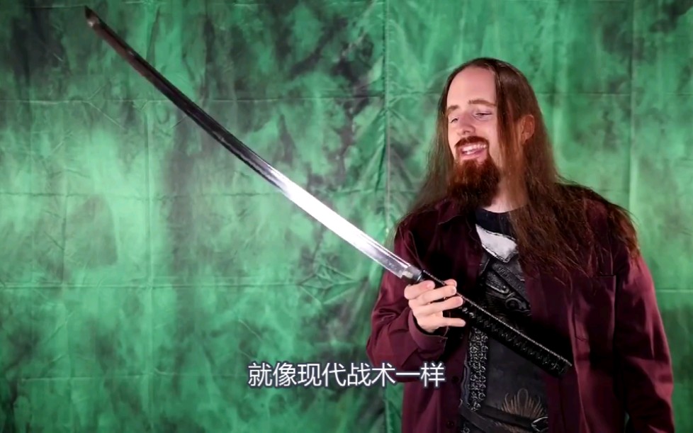 【武士刀】老外搞来了上杉谦信的复刻刀,哇哇!
