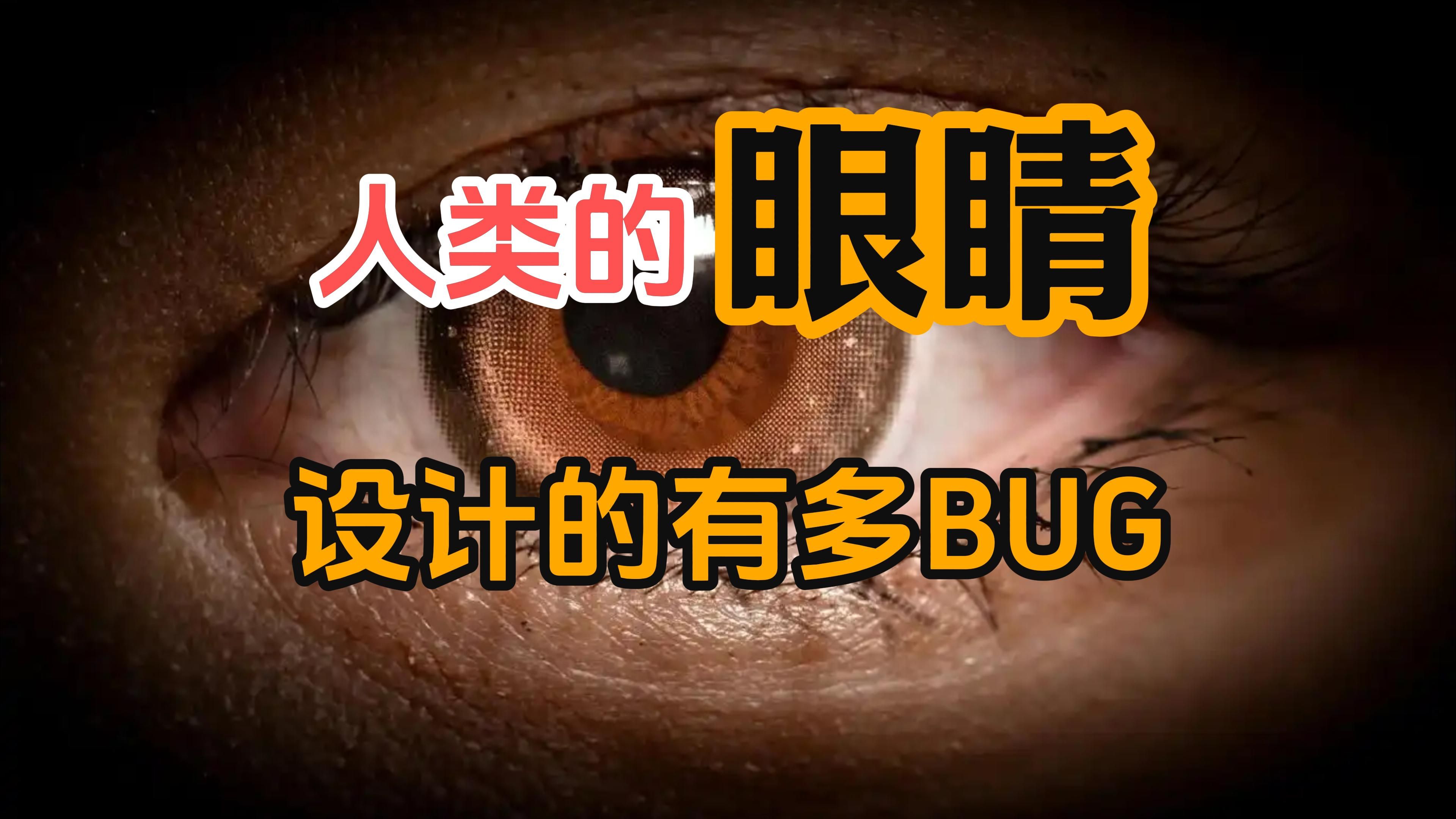 人类的眼睛被设计的有多bug?哔哩哔哩bilibili