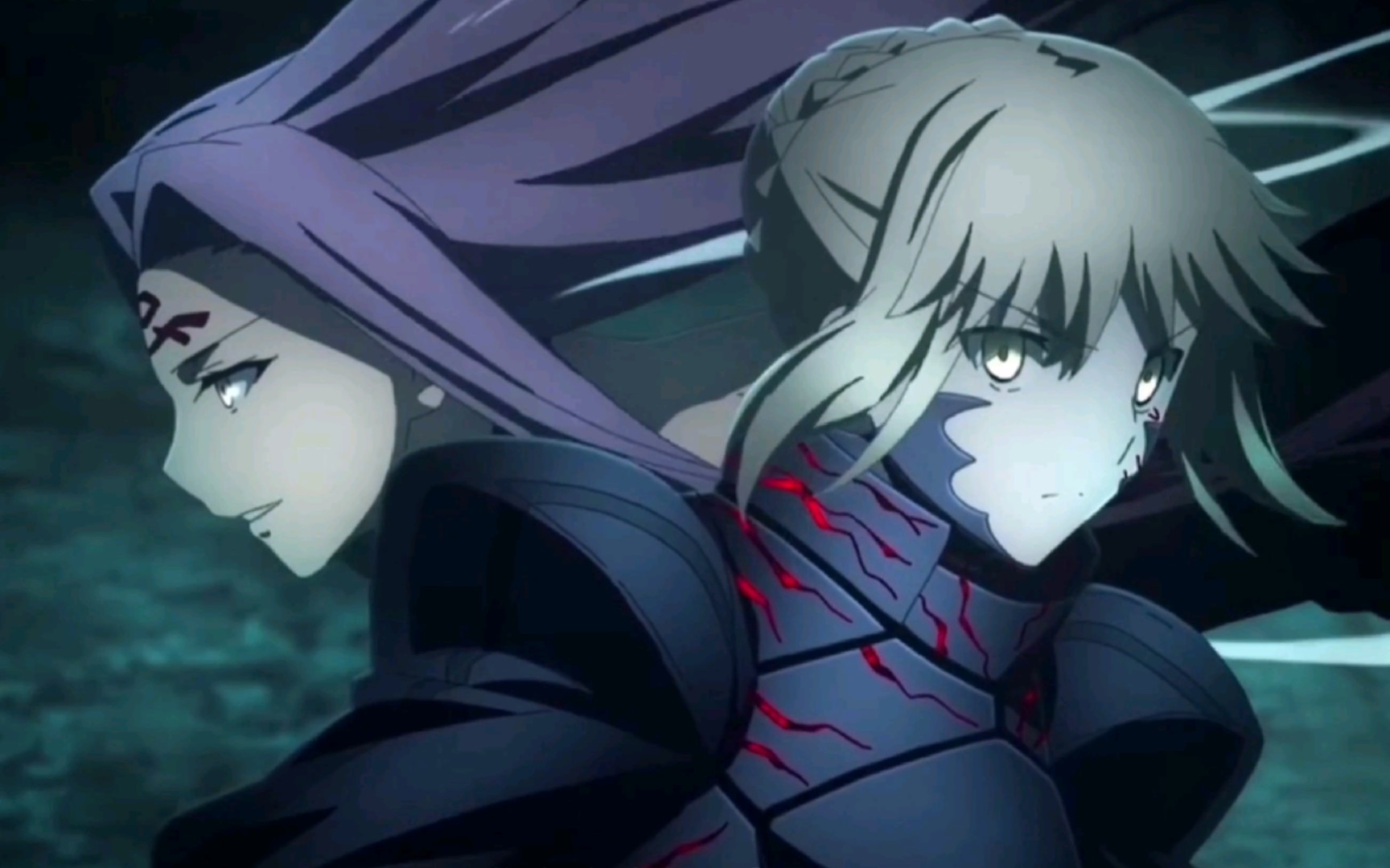 【heavens feel iii】rider美杜莎vs阿尔托莉雅—alter_哔哩哔哩 (゜