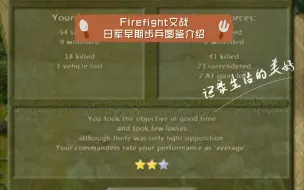 Firefight交战日军早期步兵图鉴介绍