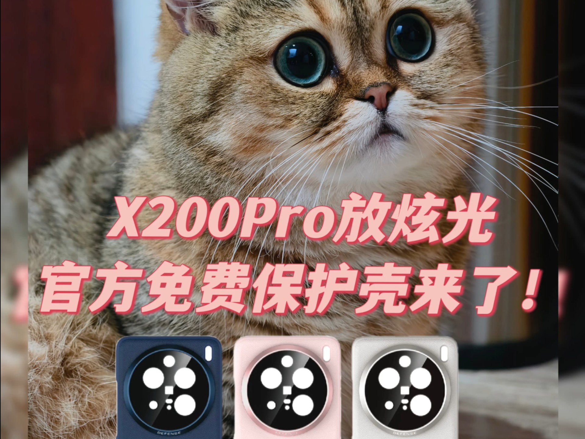 vivoX200官方防炫光保护壳免费领取方法!哔哩哔哩bilibili