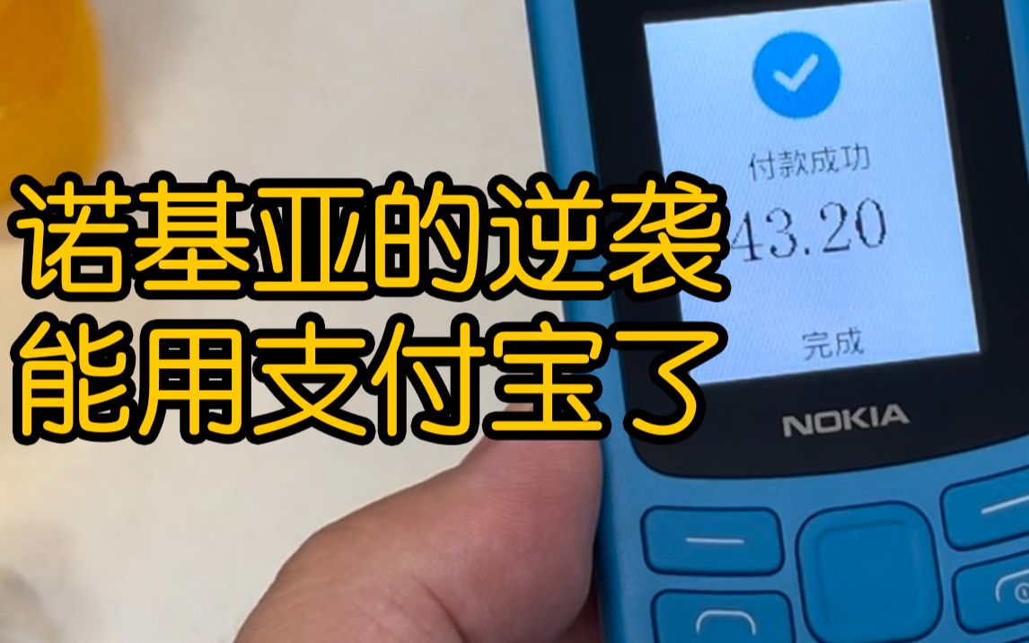 诺基亚的逆袭!功能机可以支付宝了!
