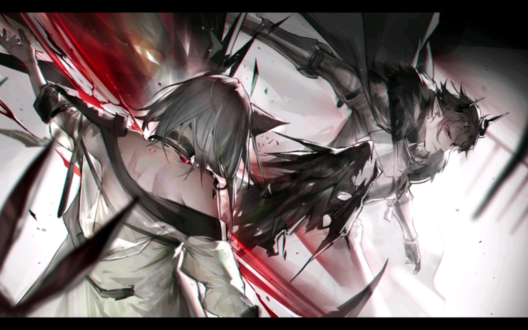 【明日方舟】第十一章淬火尘霾cg 场景
