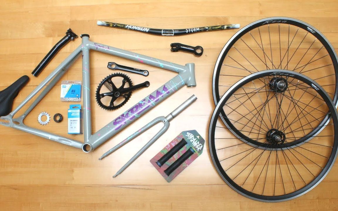 【fixed gear】死飞短片-skream sprint v2