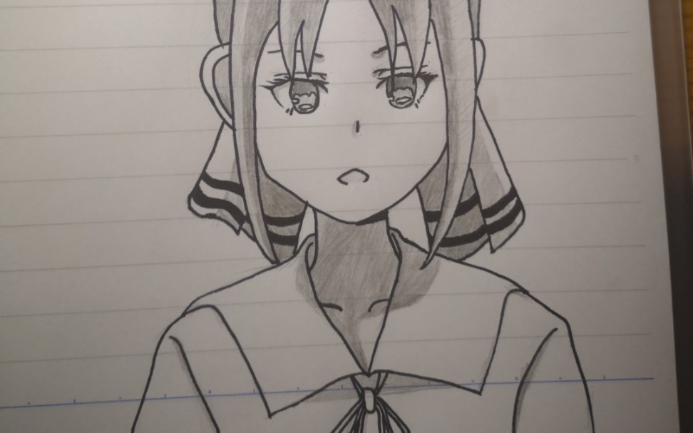 当手残党画了一个四宫辉夜结果