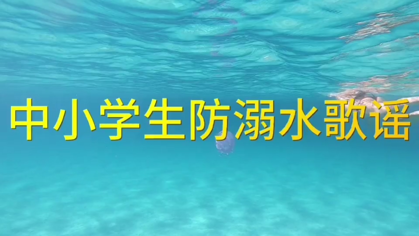 《中小学生防溺水歌谣》自制卡拉OK字幕哔哩哔哩bilibili