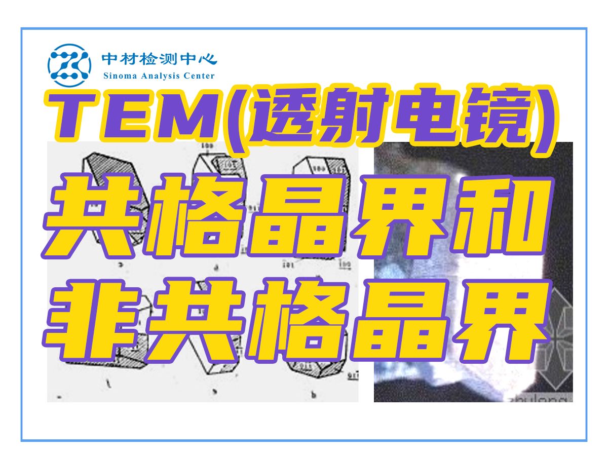 TEM测试(透射电镜)基础知识——共格界面与非共格界面哔哩哔哩bilibili