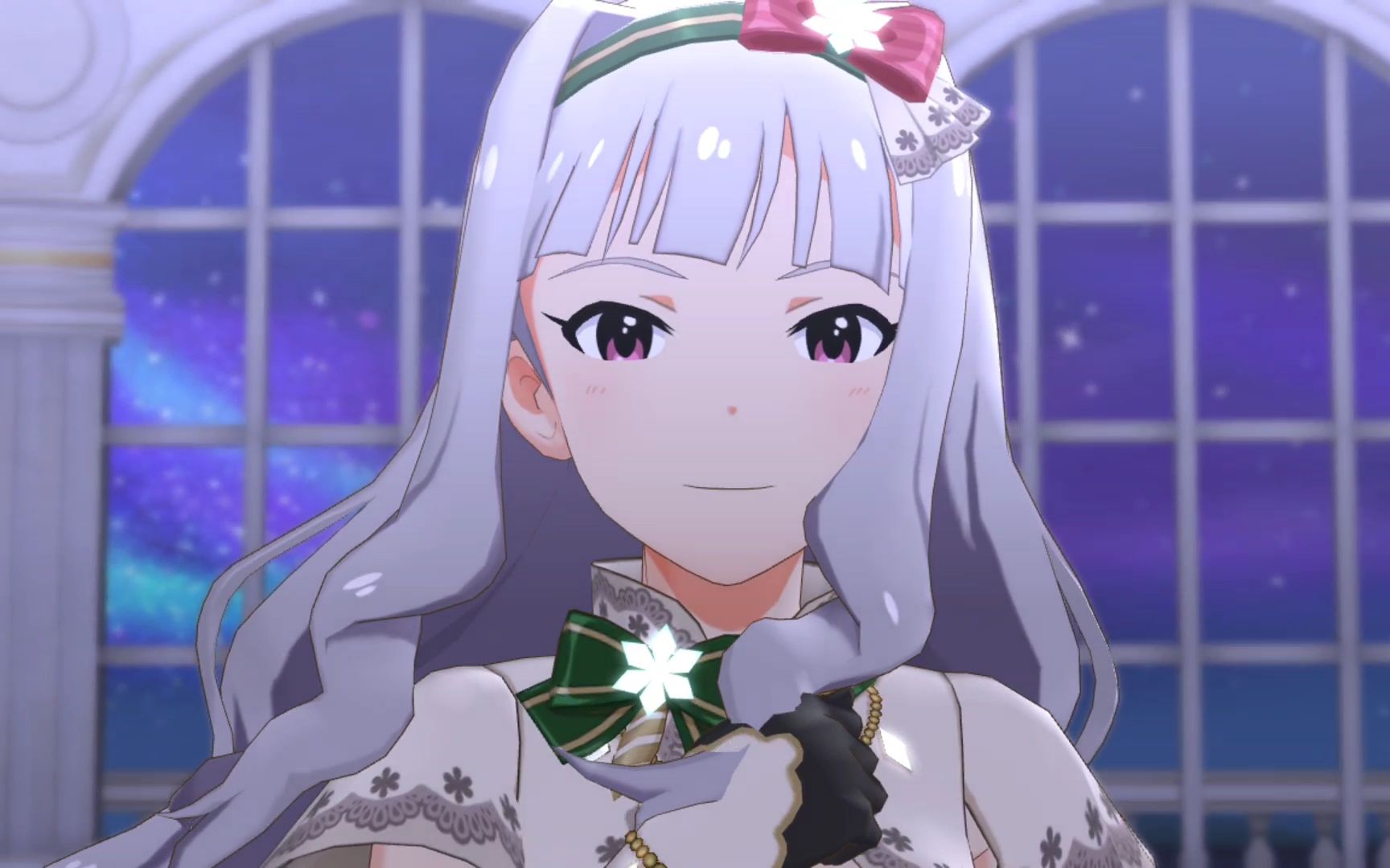 【mltd mv】迎风摇曳的高岭之花(風花 四条贵音 shs服装初始发型ver.